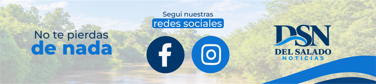 Del Salado Noticias: No te pierdas de nada. Seguí nuestras redes sociales.